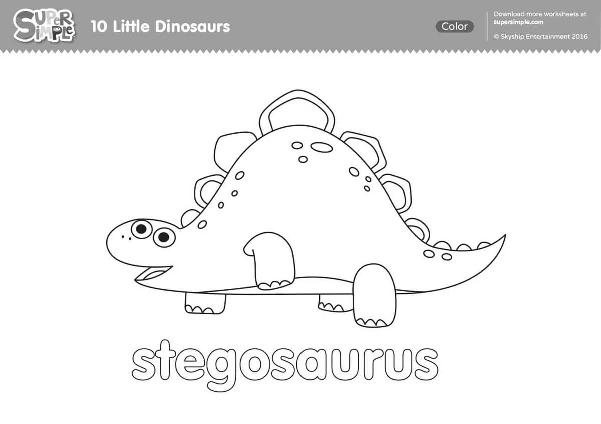 free printable dinosaurs