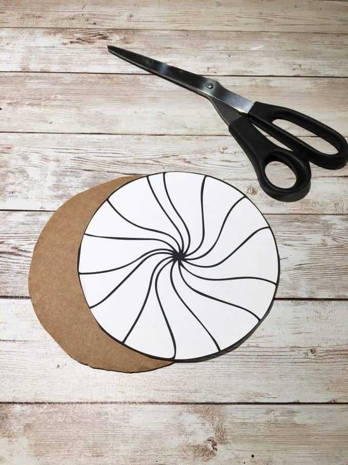 printable peppermint candy template