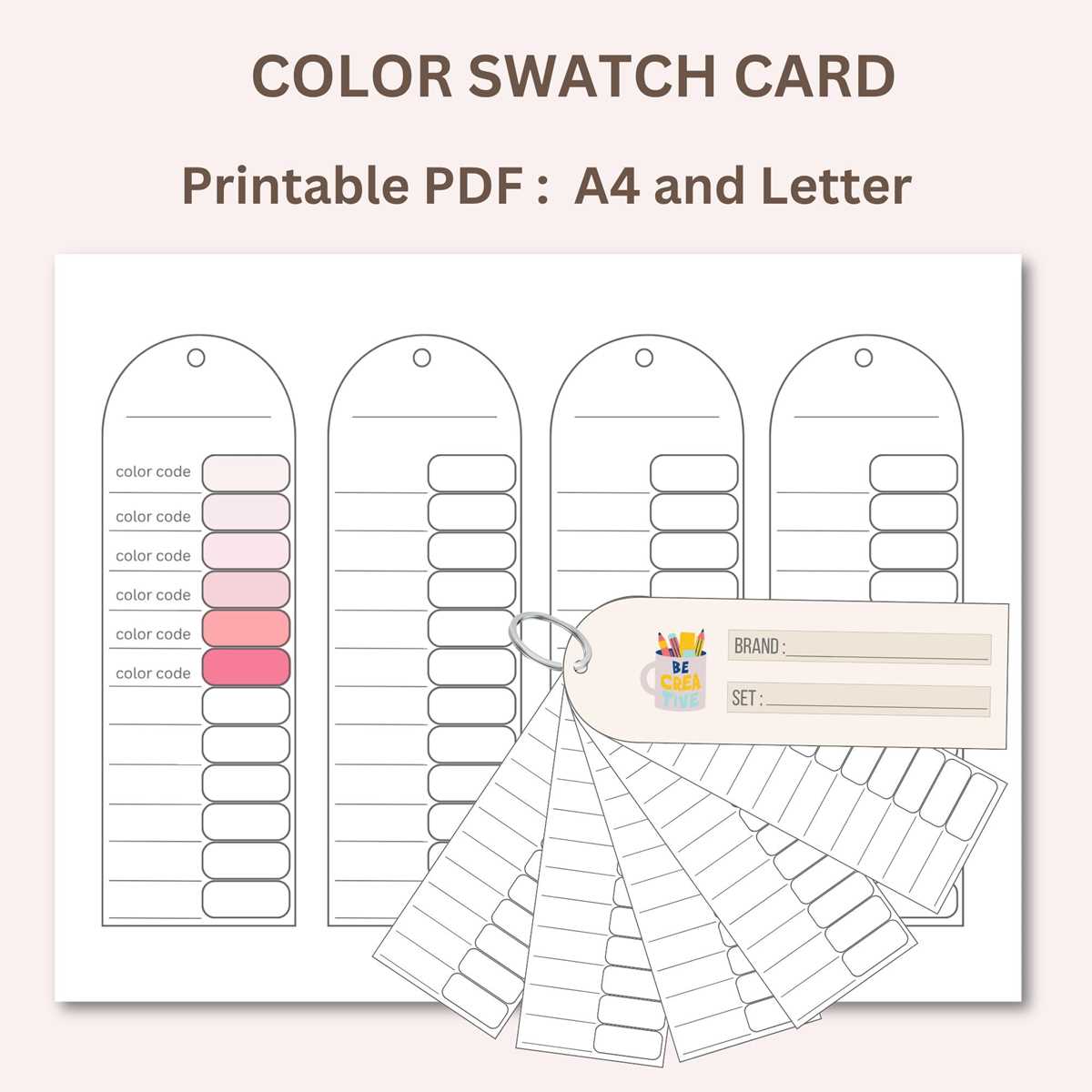 color swatch printable