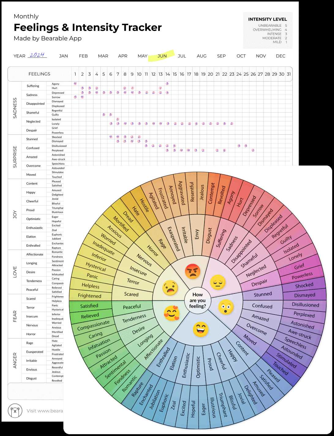 printable emotional wheel