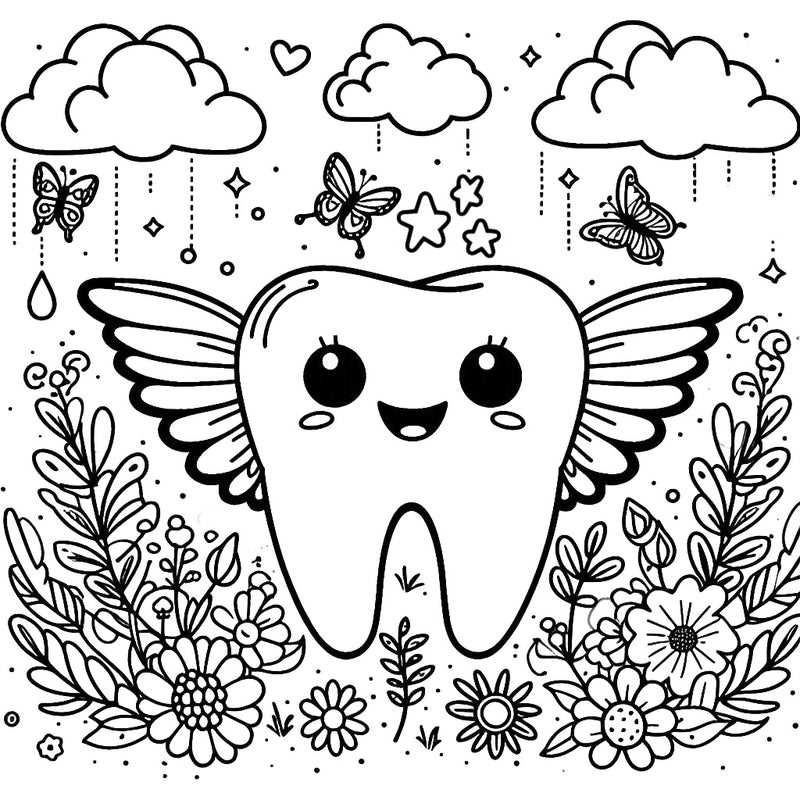 fairy free printable coloring pages