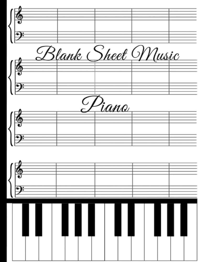 free printable blank piano sheet music