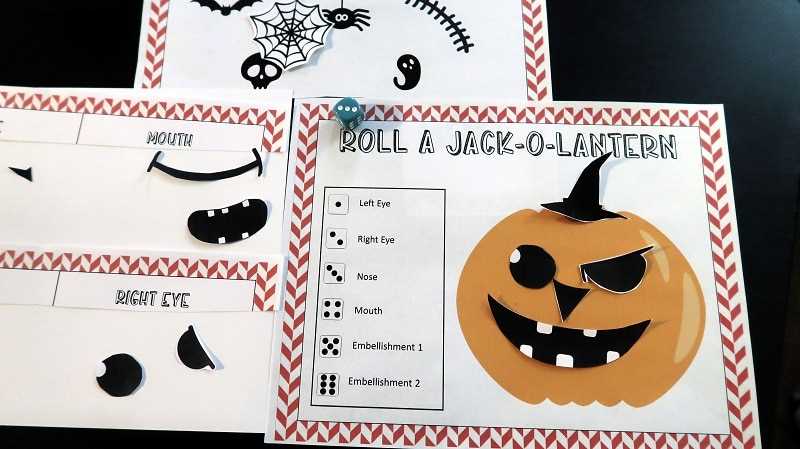 jack o lantern printable pieces