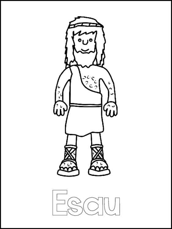 jacob and esau craft printable