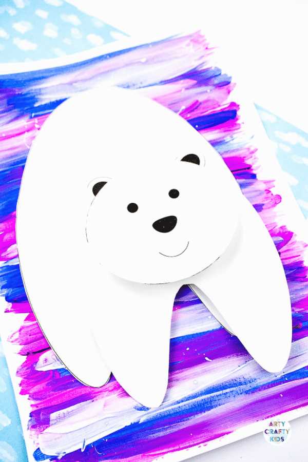 printable polar bear template