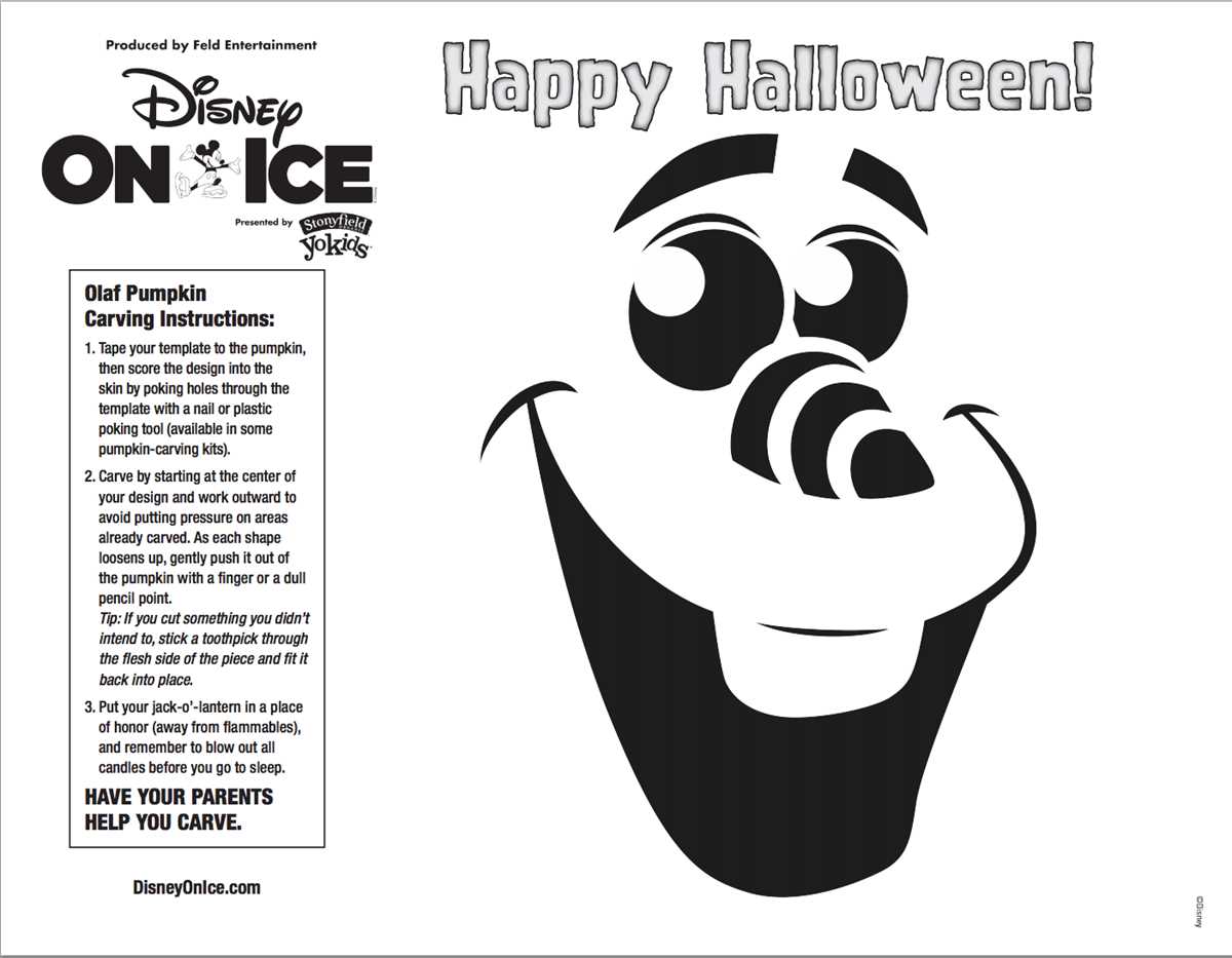 printable disney pumpkin stencil