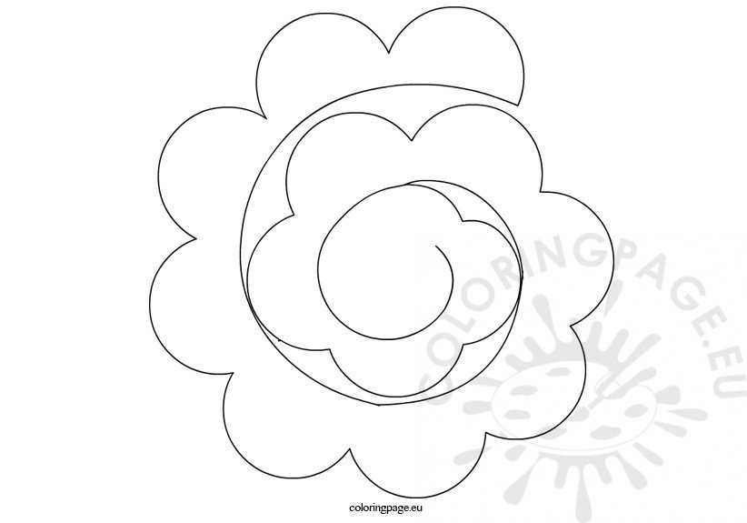 rose printable template