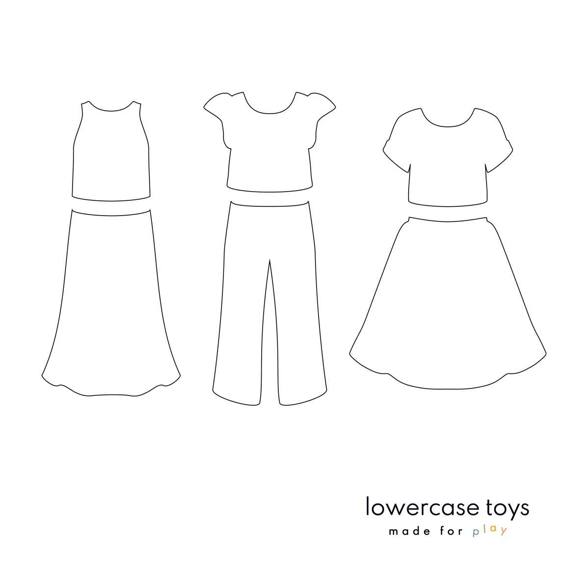doll template printable