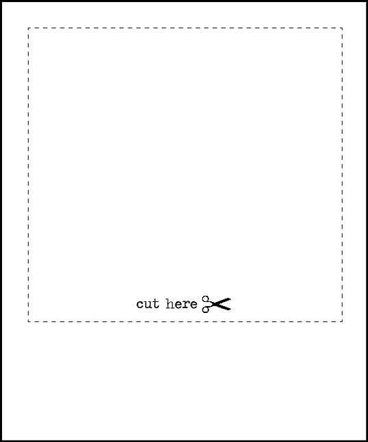 polaroid template printable