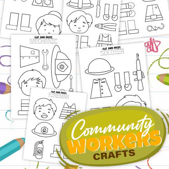 printable community helpers crafts