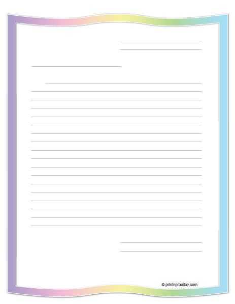 free printable stationery paper