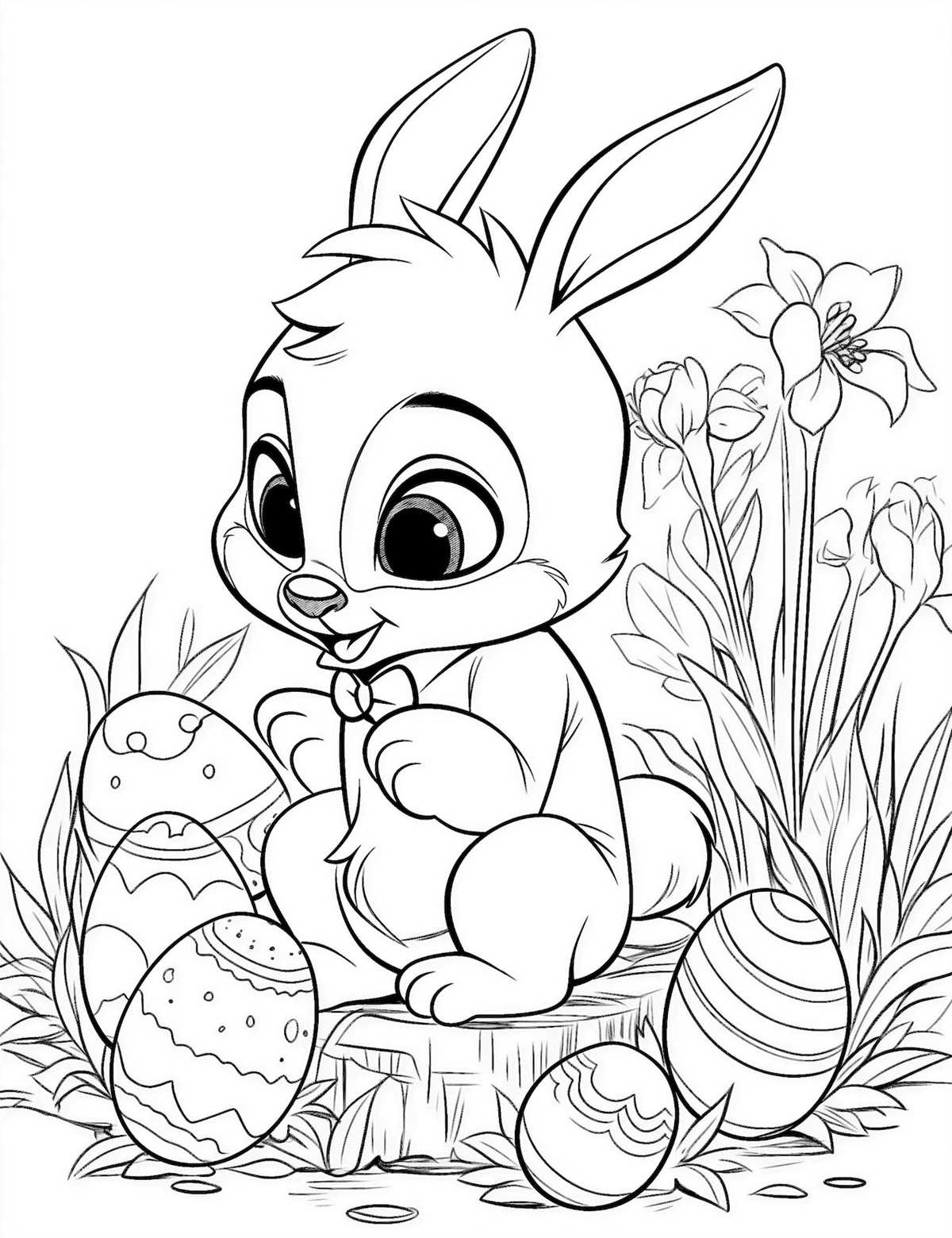 bunny easter printables
