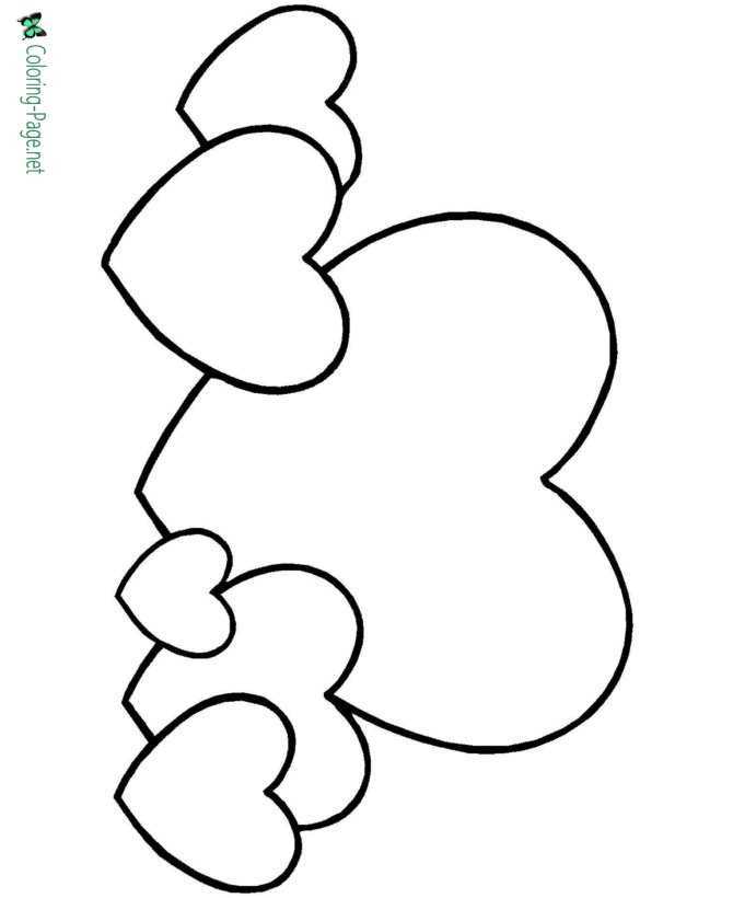 heart valentine printable