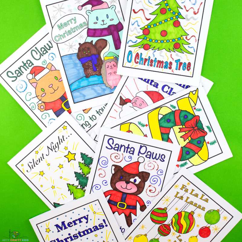 printable color christmas pictures