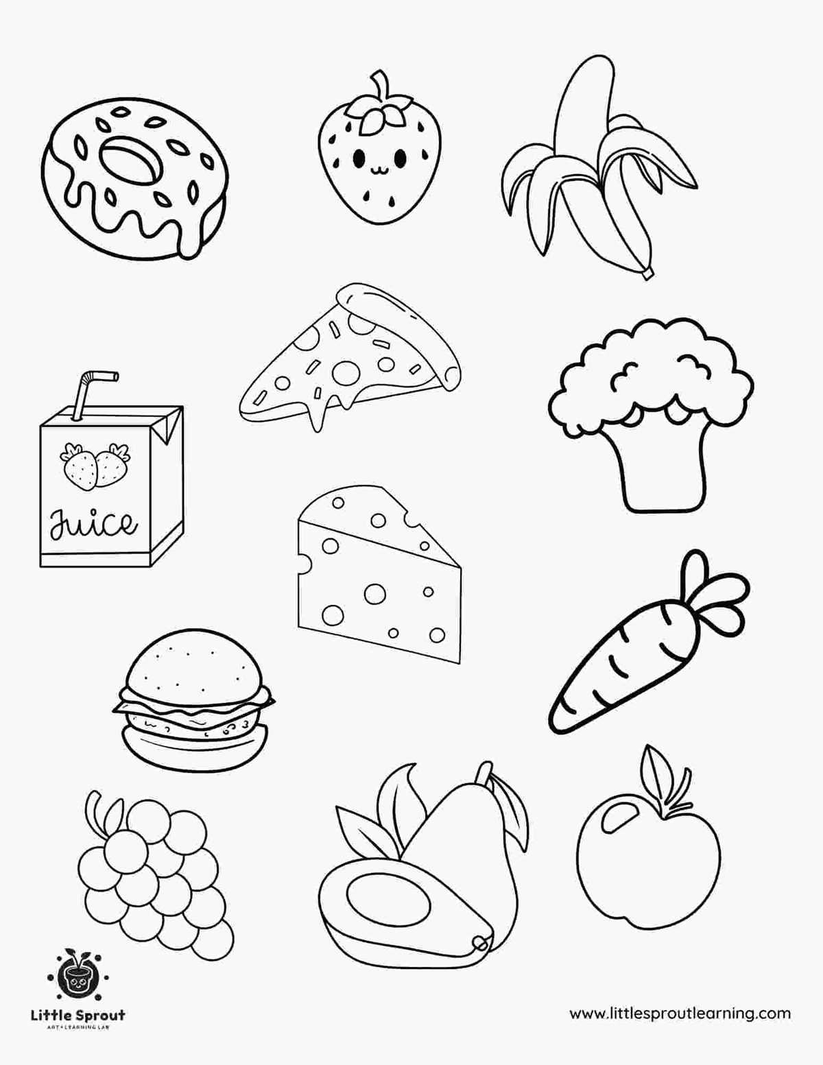 printable food pictures
