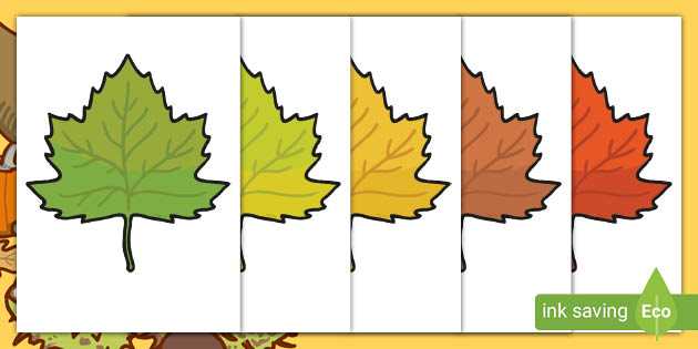 free printable autumn leaves