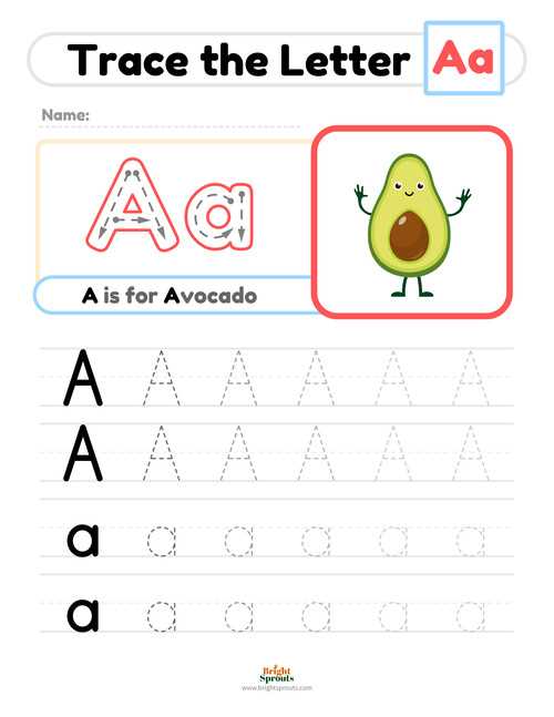 letter a worksheets free printables