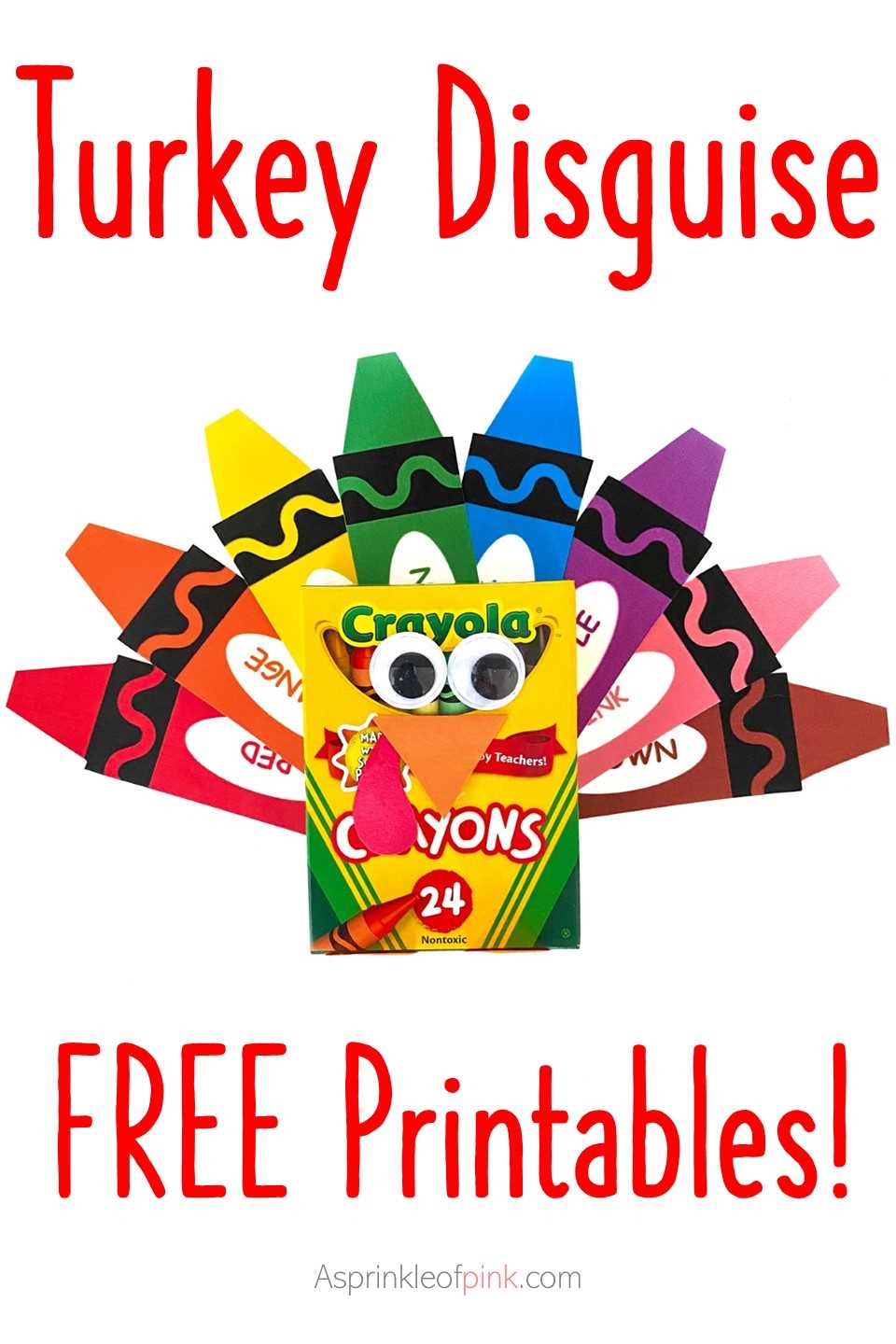 turkey disguise project printable