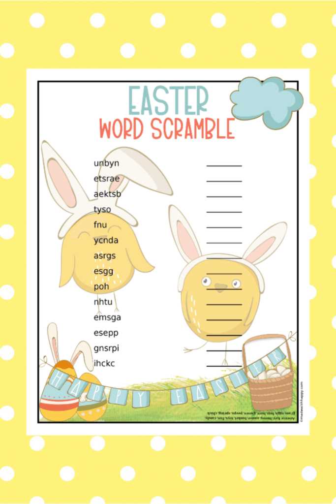jumble word game printable