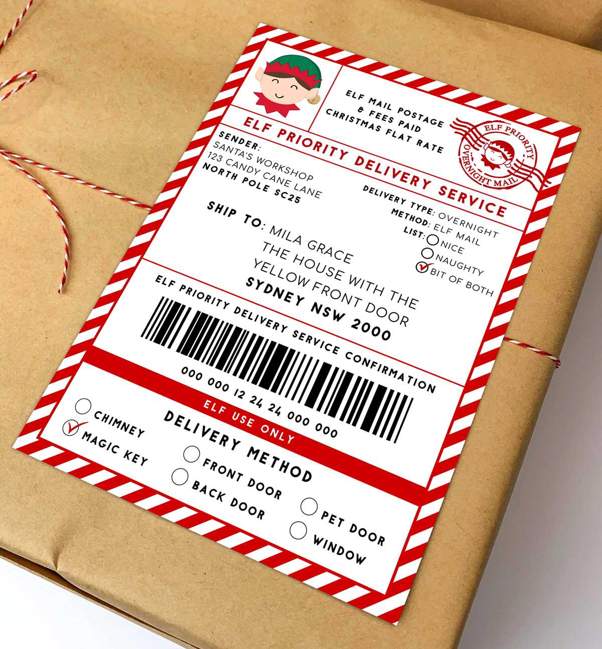 printable priority mail label