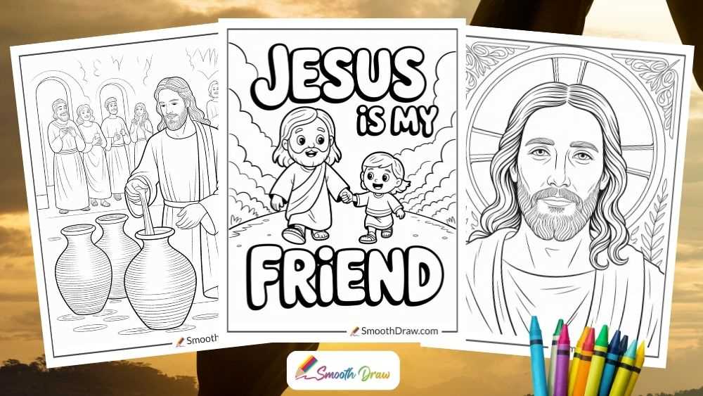 printable coloring pages of jesus