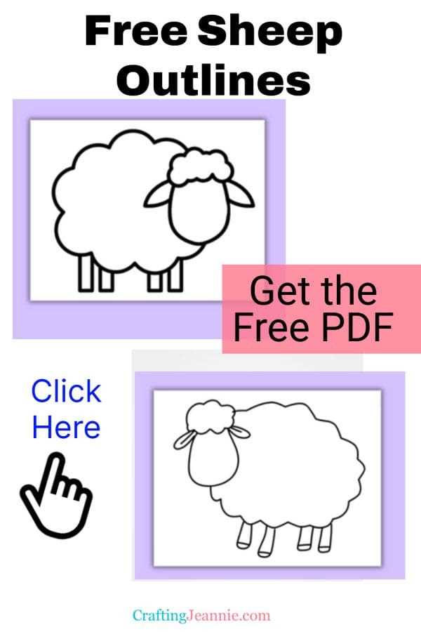 printable sheep template