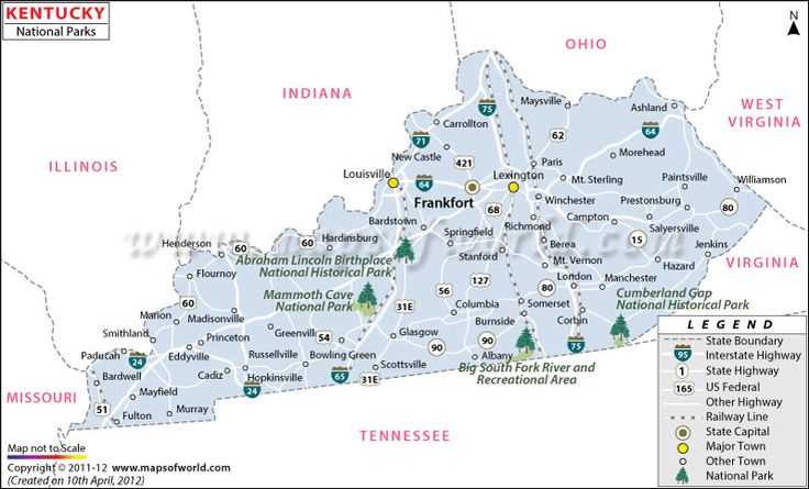 kentucky county map printable