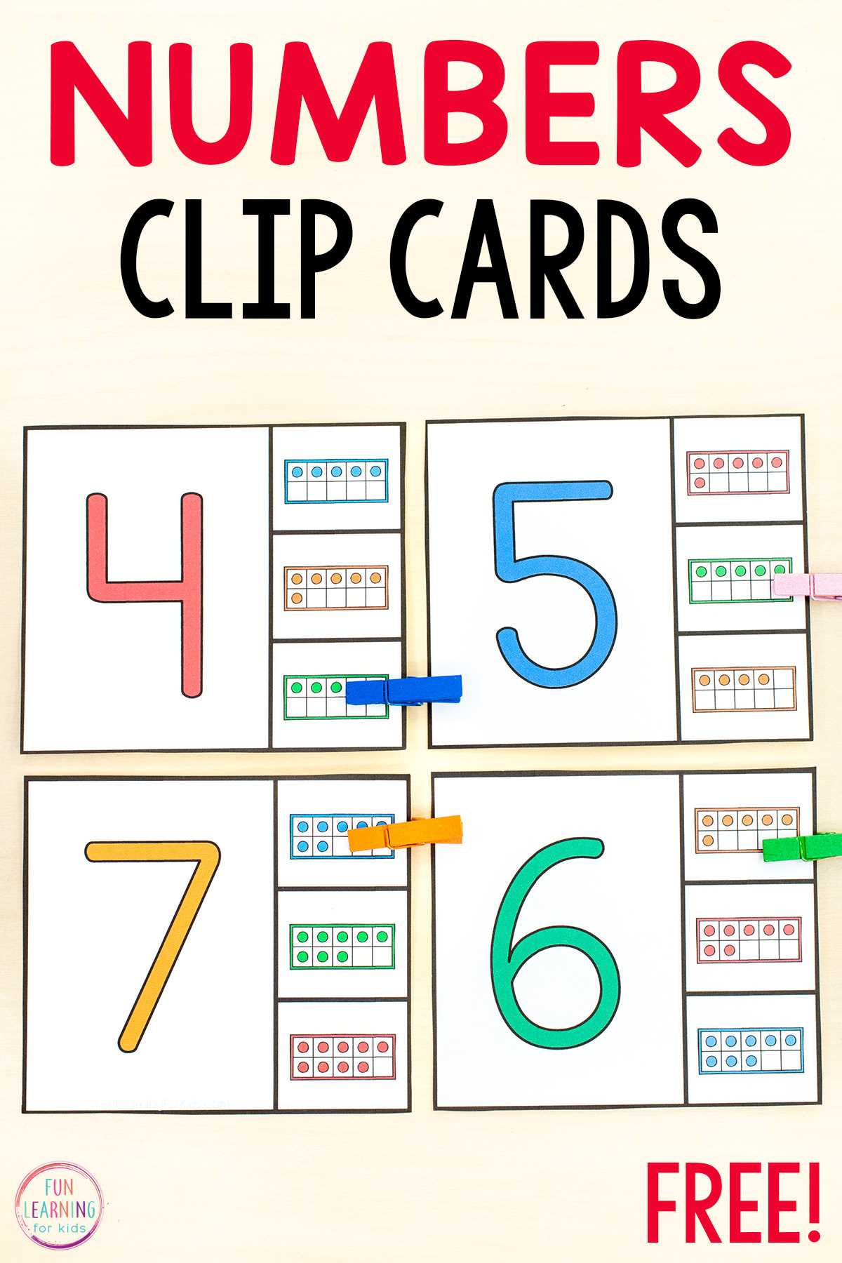numbers for preschool printables
