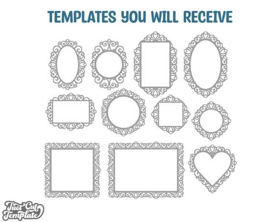 printable picture frames templates