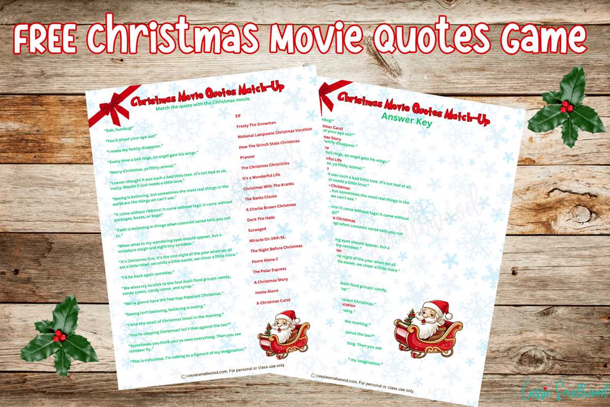 christmas games printables for adults