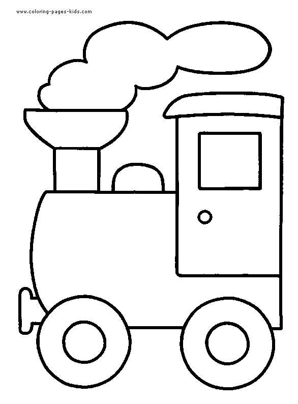 free train template printable