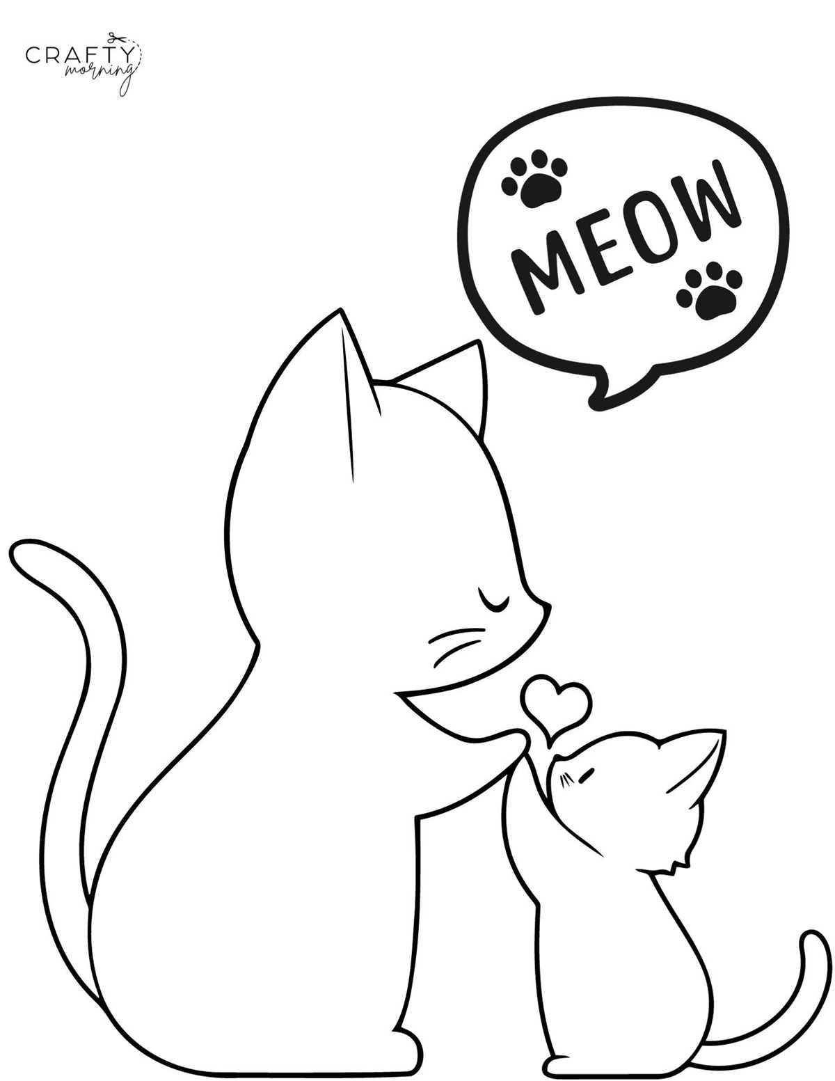 kitten coloring pages printable