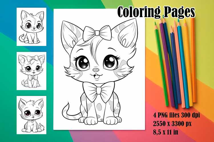 kitten coloring pages printable