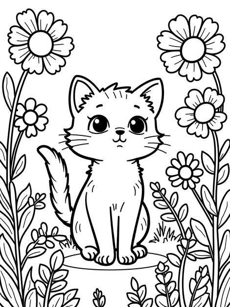 kittens coloring pages printable
