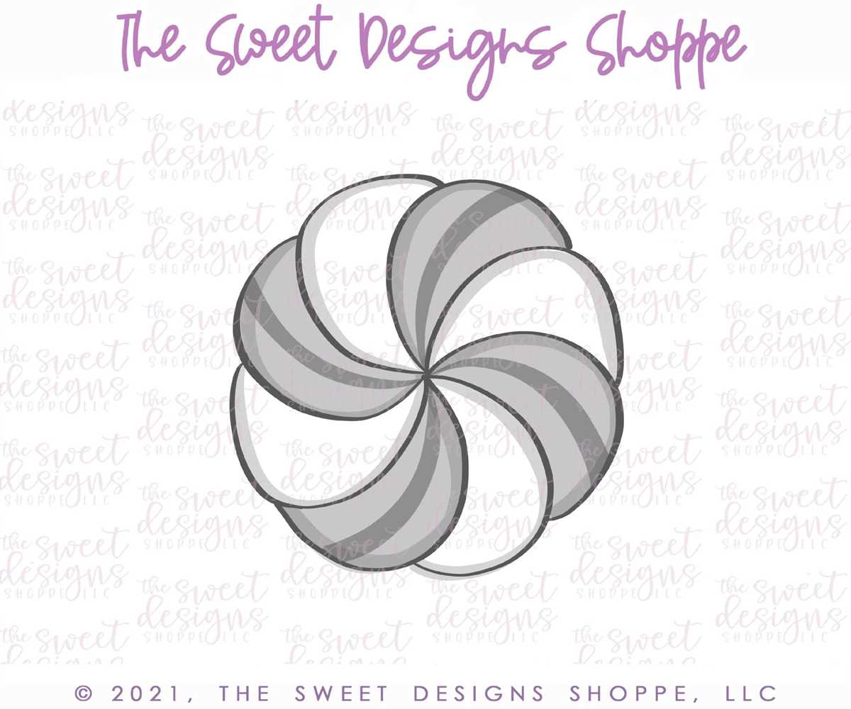 printable peppermint candy template