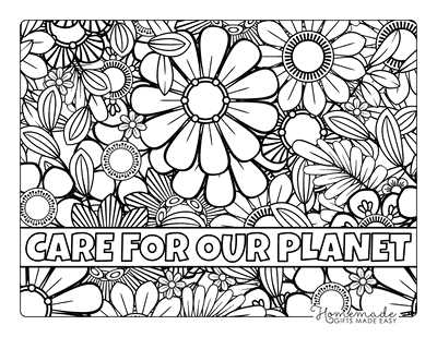earth coloring page printable