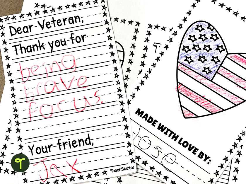veterans day cards printable free