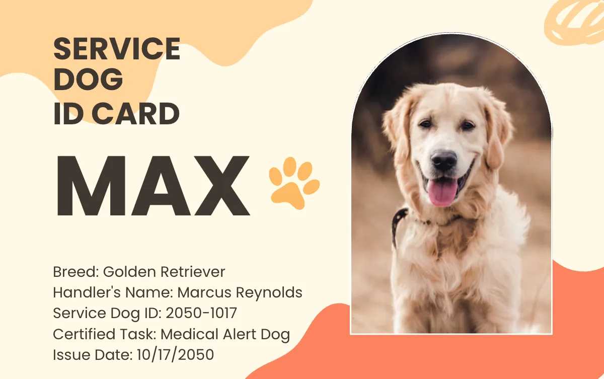 free printable fillable blank service dog certificate