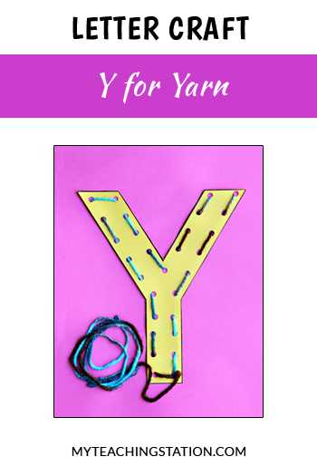 printable letter y craft