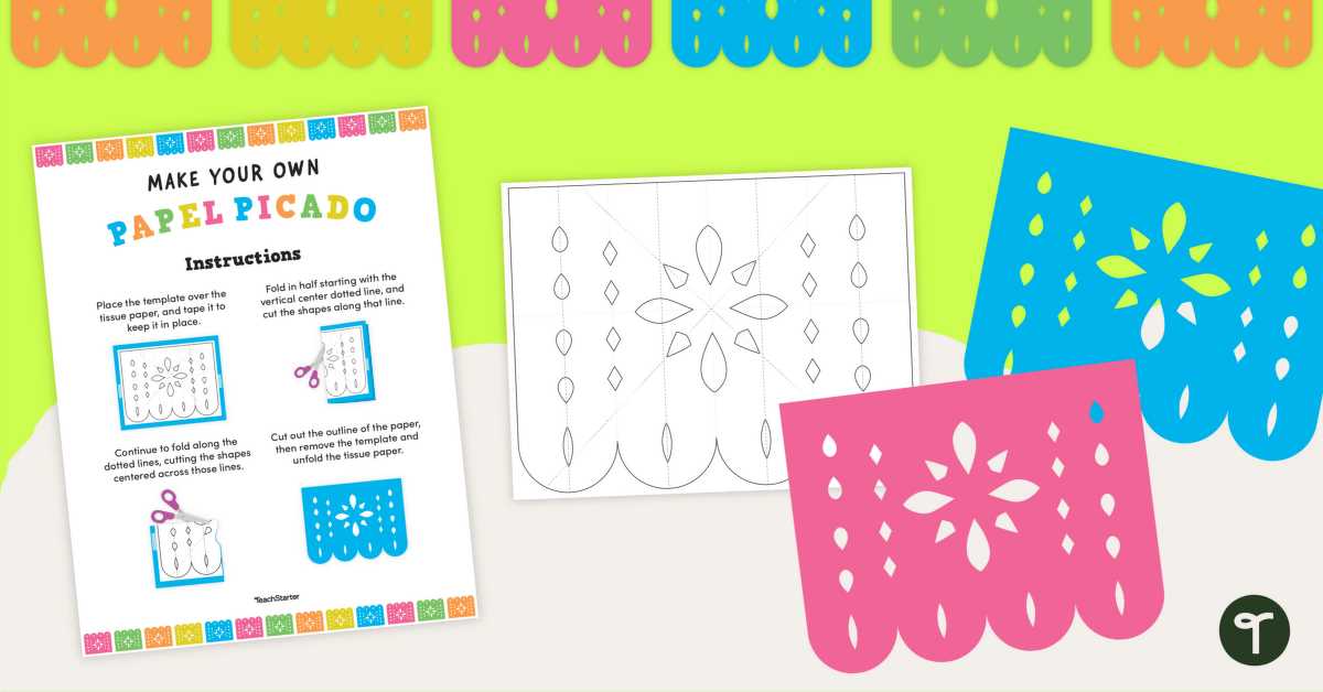 free printable papel picado template