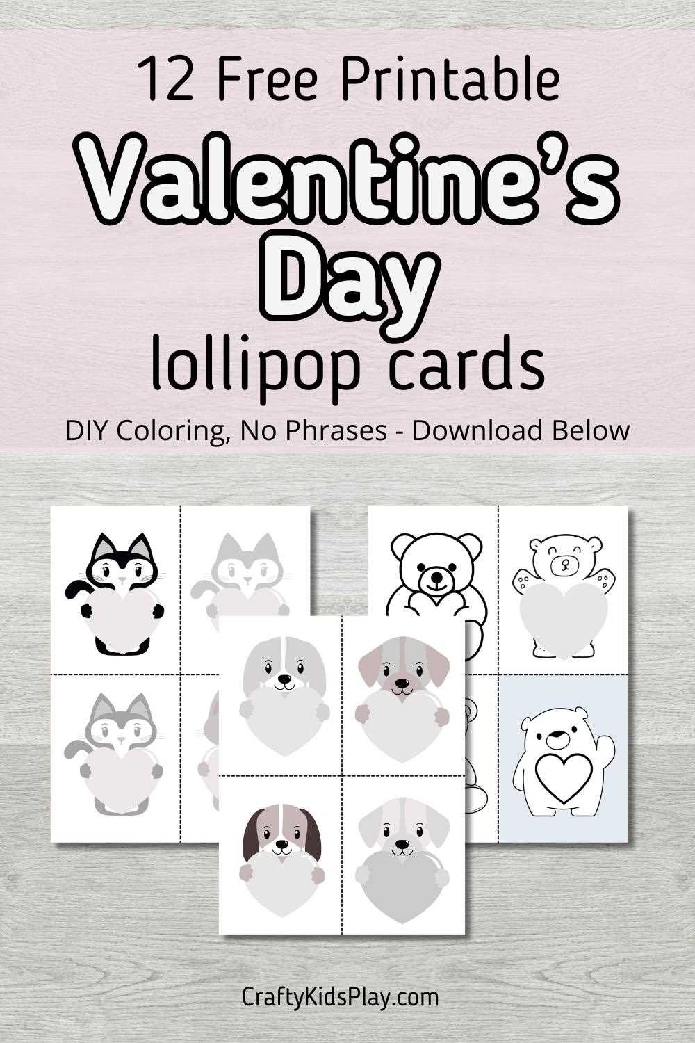 valentines cards printable