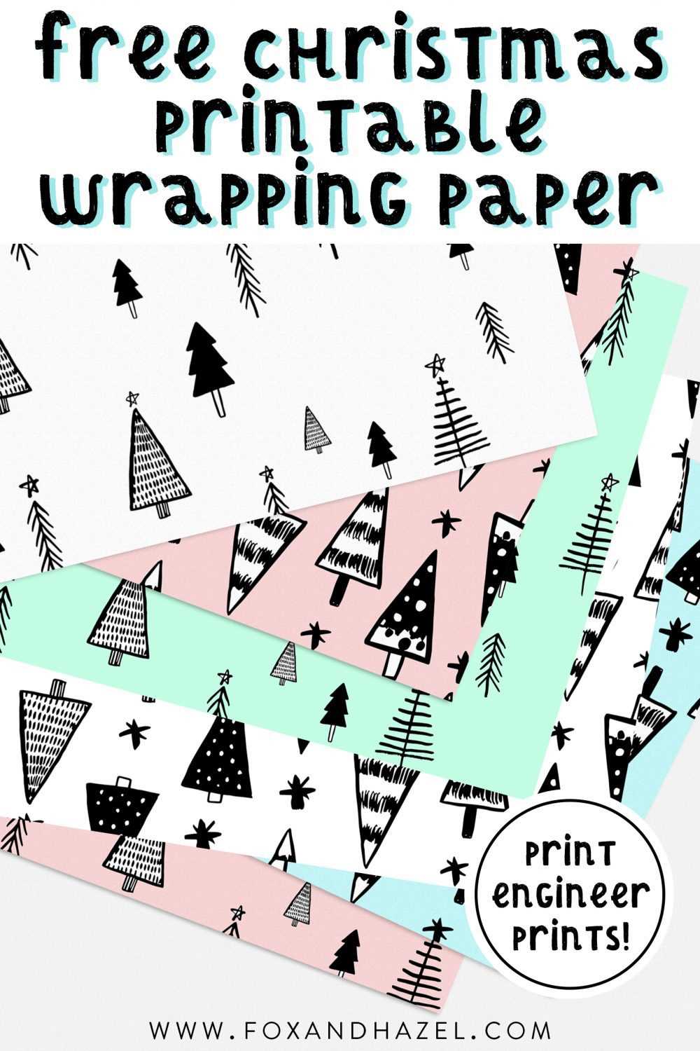 printable christmas paper free
