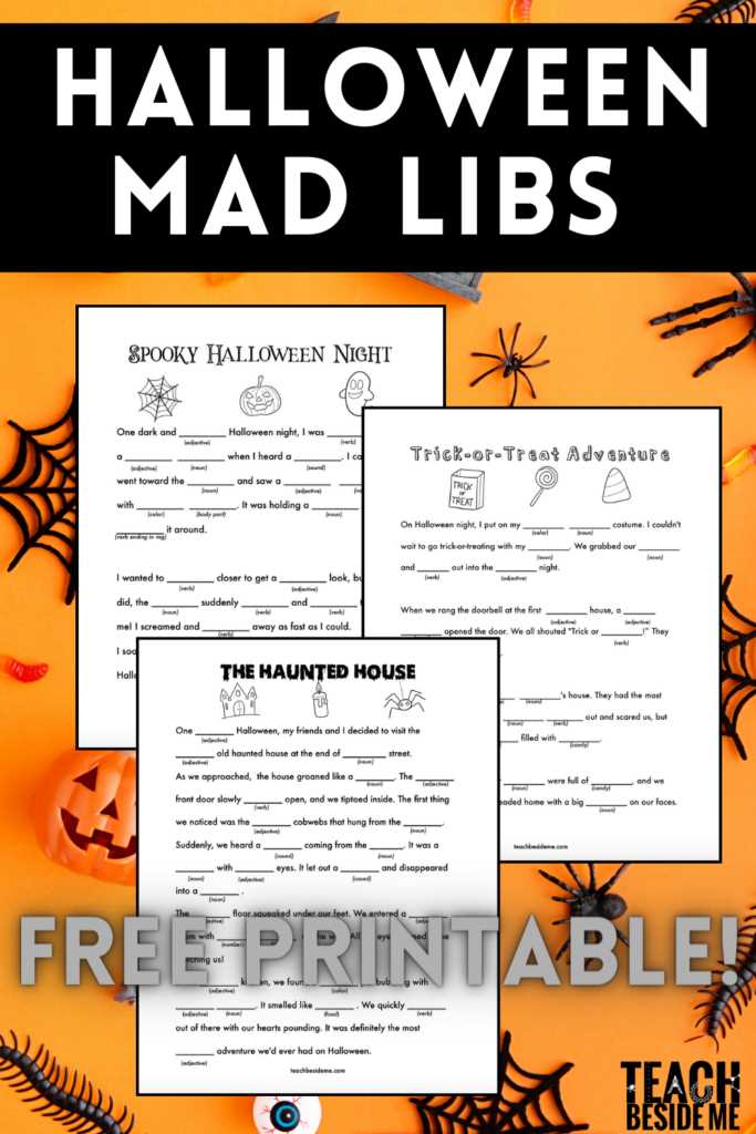 free printable mad libs