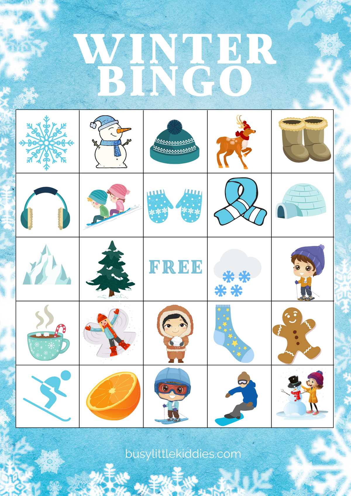 bingo free printable