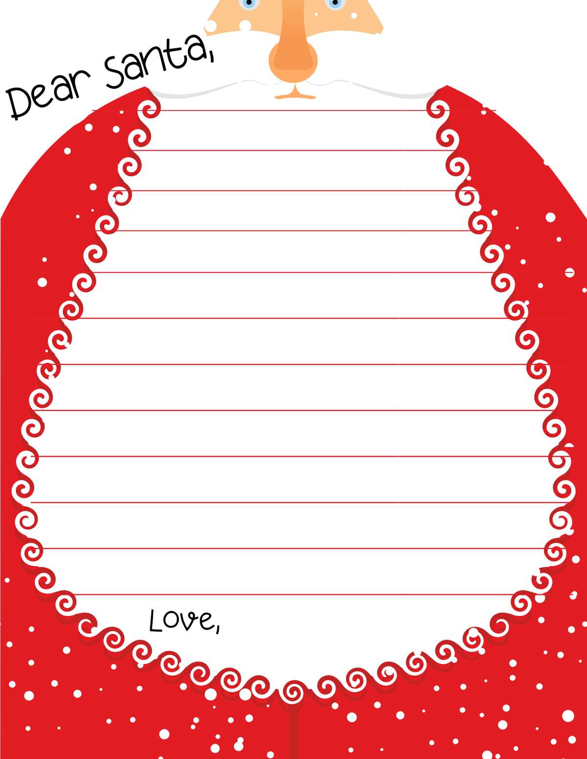 printable christmas letters