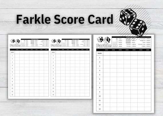 printable farkle score sheet