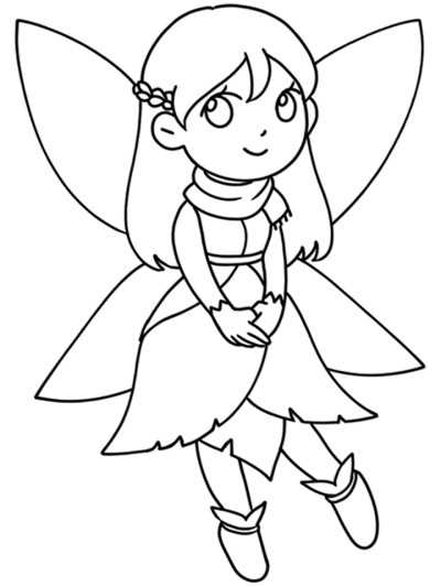 fairy colouring in pages printable