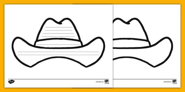 cowboy hat printable template
