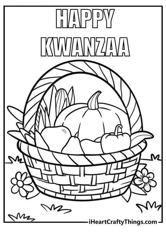 kwanzaa coloring pages printable