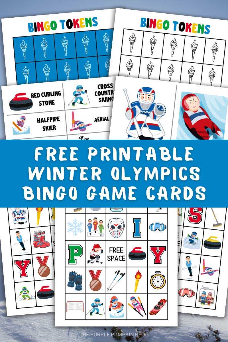 winter bingo free printable